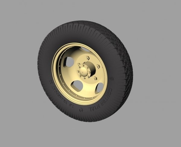 Panzer Art RE35-333 Ford 3000 road wheels (commercial pattern) 1/35