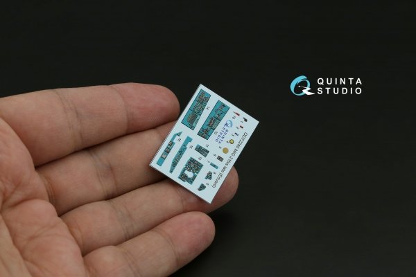 Quinta Studio QD+72240 MiG-21bis late 3D-Printed &amp; coloured Interior on decal paper ( Eduard )( with 3D-printed resin parts ) 1/72