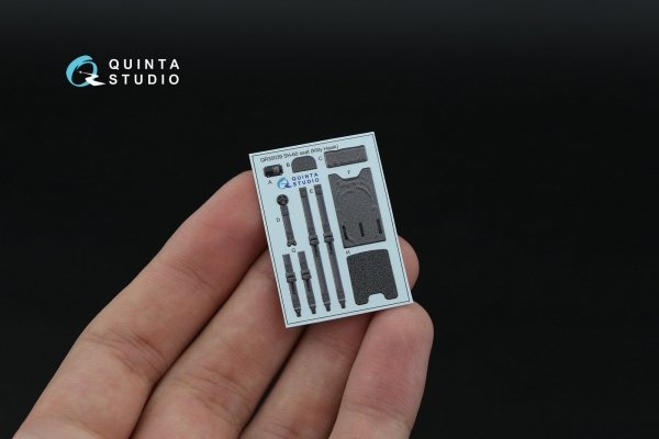 Quinta Studio QD+35169 SH-60F Seahawk 3D-Printed &amp; coloured Interior on decal paper (Kitty Hawk) (with 3D-printed resin parts) 1/35