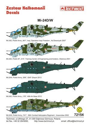 Techmod 72154 - Mi-24D/W “Hind-D/E” (1:72)