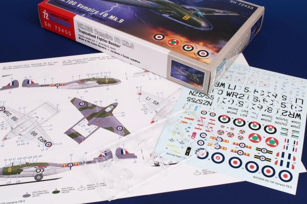 Special Hobby 72455 DH.100 Vampire FB.Mk.9 ’Tropicalised Fighter-Bomber’ 1/72