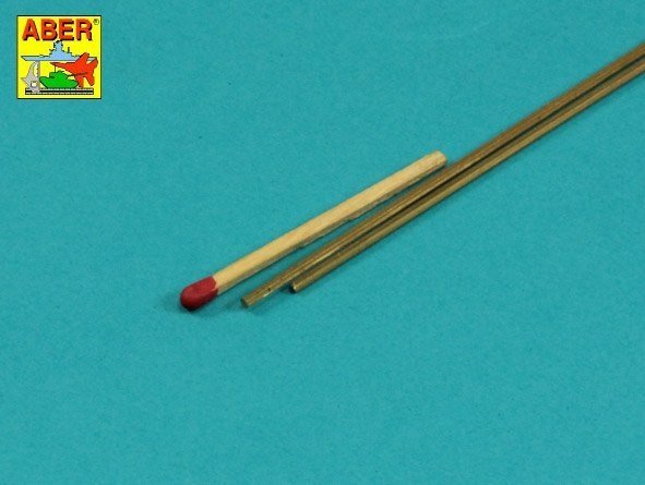 Aber HR-15 Sześciokątne pręty mosiężne 1,5mm długość 245mm (2 sztuki)