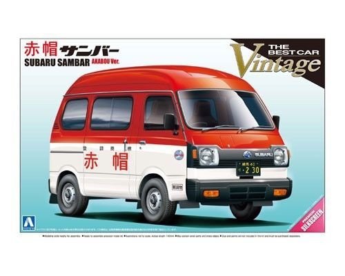 Aoshima 00468 Subaru Sambar Akabou 1/24