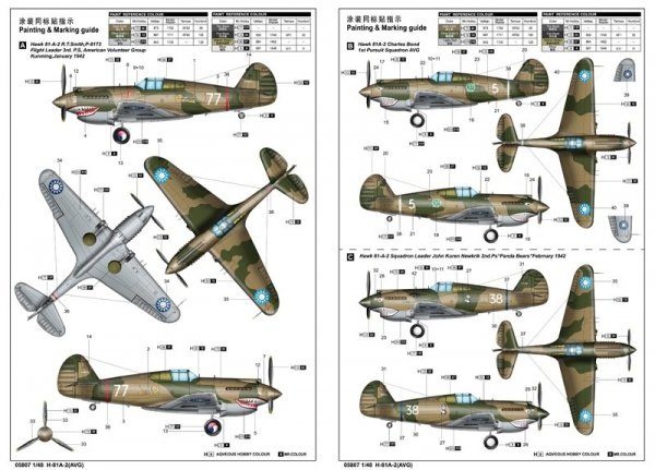 Trumpeter 05807 H-81A-2(AVG) 1/48
