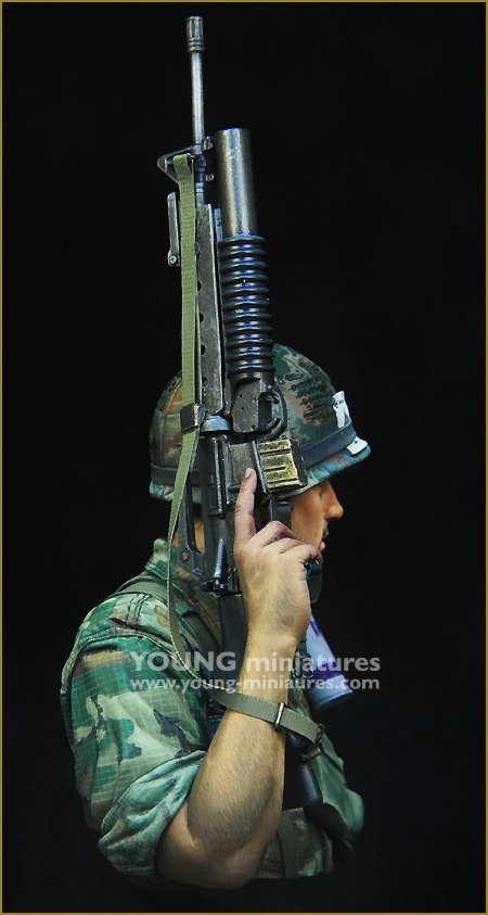 Young Miniatures YM1866 US 1st Cavalry Div Vietnam 1970 1/10