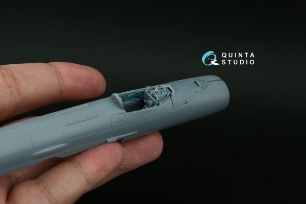 Quinta Studio QD+72239 MiG-21bis early 3D-Printed &amp; coloured Interior on decal paper ( Eduard )( with 3D-printed resin parts ) 1/72