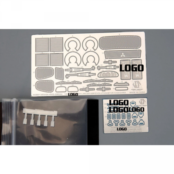 Hobby Design HD02-0382 Mitsubishi Lancer GSR Evolution III (PE + Resin) For Hasegawa 1/24