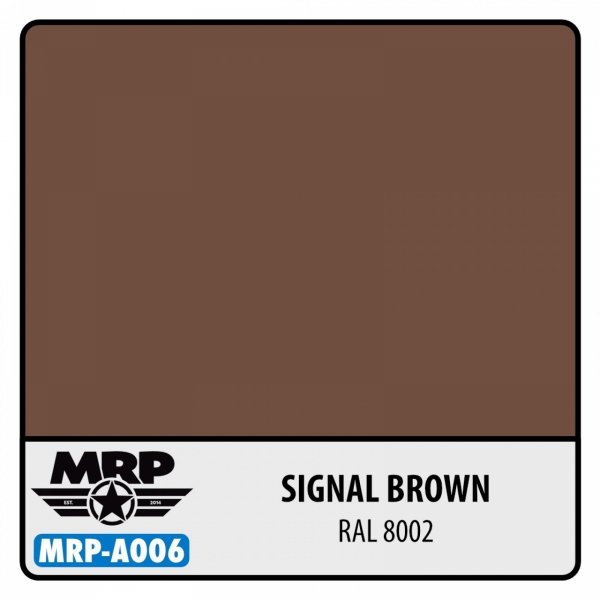 Mr. Paint MRP-A006 Signal Brown (RAL 8002 ) - aqua colors - 17ml