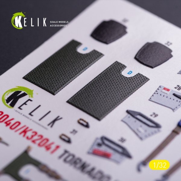 Kelik K32041 Tornado ECR - interior 3D decals for Italeri kit 1/32