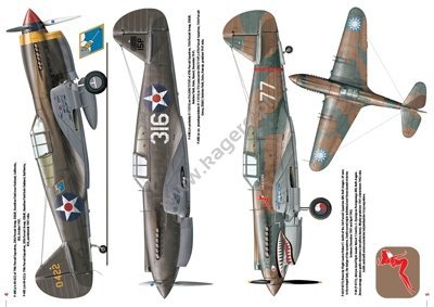 Kagero 55004 Curtiss P-40 Vol. I  EN/PL