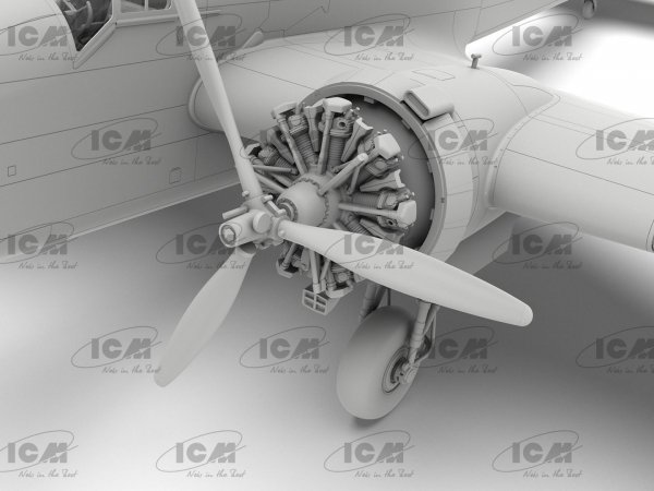 ICM 48352 HP.52 Hampden B.Mk.I WWII British bomber (100% new molds) 1/48