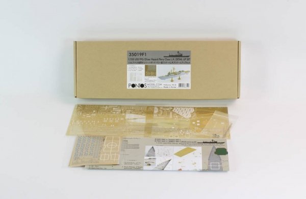Pontos 35019F1 USS FFG Oliver Hazard Perry Class Long Hull Detail Up Set (1:350)