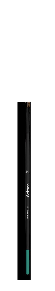 VALLEJO B01040 - Pędzel - Pro Modeler - Natural Hair Round No. 4/0