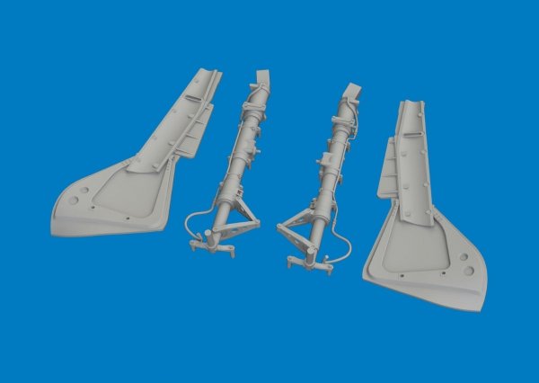 Eduard 632213 Fw 190 undercarriage legs PRINT for REVELL 1/32