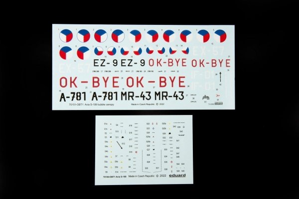 Eduard 70151 Avia S-199 bubble canopy 1/72