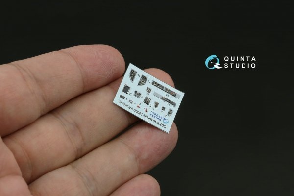 Quinta Studio QD72249 Mirage 2000C 3D-Printed &amp; coloured Interior on decal paper (Modelsvit) 1/72