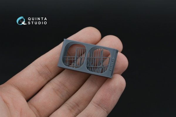 Quinta Studio QT35010 Dodge WC-54 front grille (Zvezda) 1/35