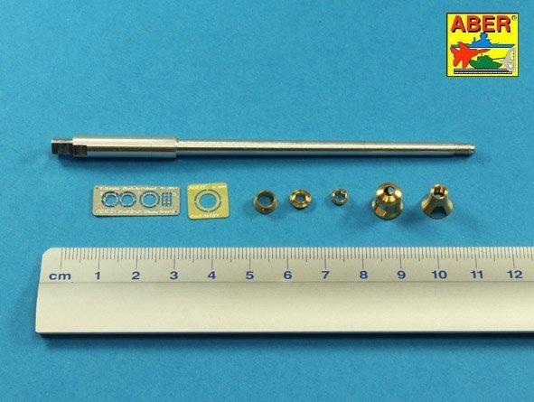 Aber 35L-215 Barrel for German 8,8cm Kw.K 43 (L/71) gun used on Tiger B Porsche turret-late for TAKOM model  (1:35)