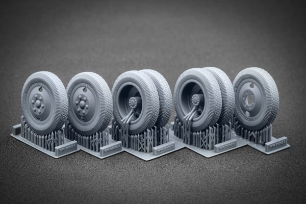 ScaleX WW 35002 ZIS-5 Ordinary wheel set (for HobbyBoss) 1/35