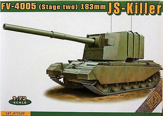 ACE 72429 FV4005 JS-killer 183mm on Centurion hull 1:72