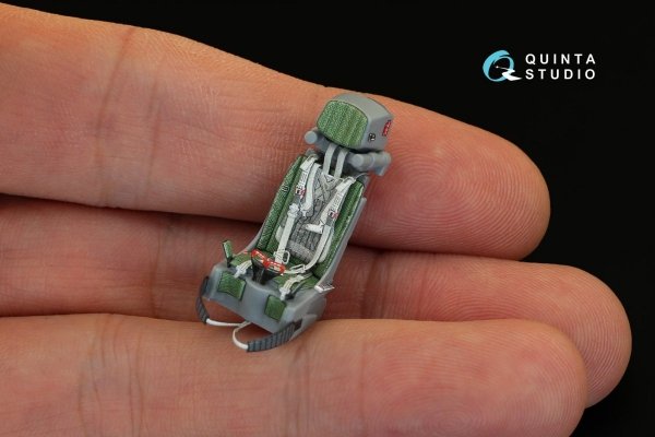 Quinta Studio QD48082 Su-57 3D-Printed &amp; coloured Interior on decal paper (for Zvezda kit) 1/48
