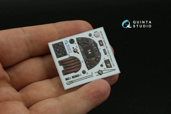Quinta Studio QD32192 Spitfire Mk.1 (Mid) 3D-Printed &amp; coloured Interior on decal paper (Kotare) 1/32