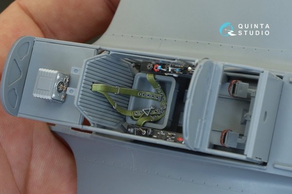 Quinta Studio QD32007 Yak-3 3D-Printed &amp; coloured Interior on decal paper (for Special Hobby kit) 1/32