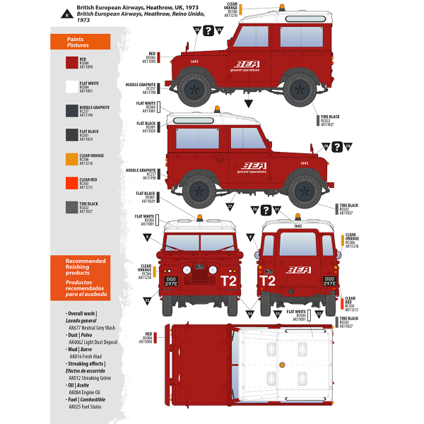 AK Interactive AK35013 LAND ROVER 88 SERIES IIA STATION WAGON 1/35