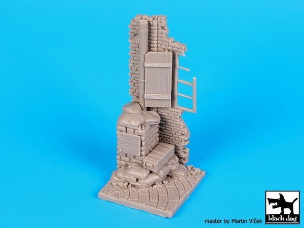 Black Dog D35058 House corrner N°3 base 1/35