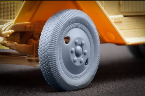 ScaleX WW 35002S ZIS-5 Sagged wheel set (for HobbyBoss) 1/35