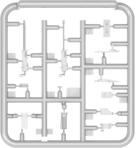 MiniArt 35334 U.S. Weapons &amp; Equipment for Tank Crew &amp; Infantry 1/35