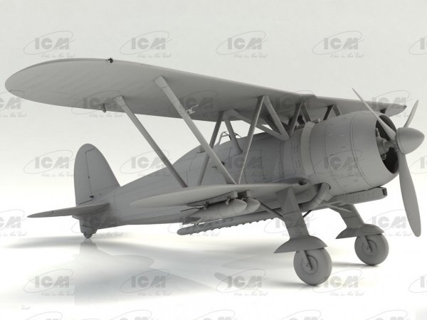 ICM 32025 CR. 42 Falco with Italian Pilots in tropical uniform 1/32