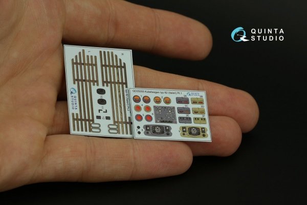 Quinta Studio QD35055 Kubelwagen typ 82 3D-Printed &amp; coloured Interior on decal paper ( Italeri ) 1/35