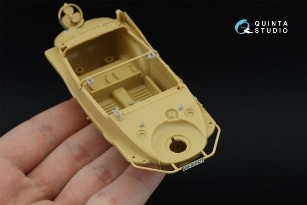 Quinta Studio QD+35145 Schwimmwagen Type 166 3D-Printed &amp; coloured Interior on decal paper (Tamiya) (with 3D-printed resin parts) 1/35