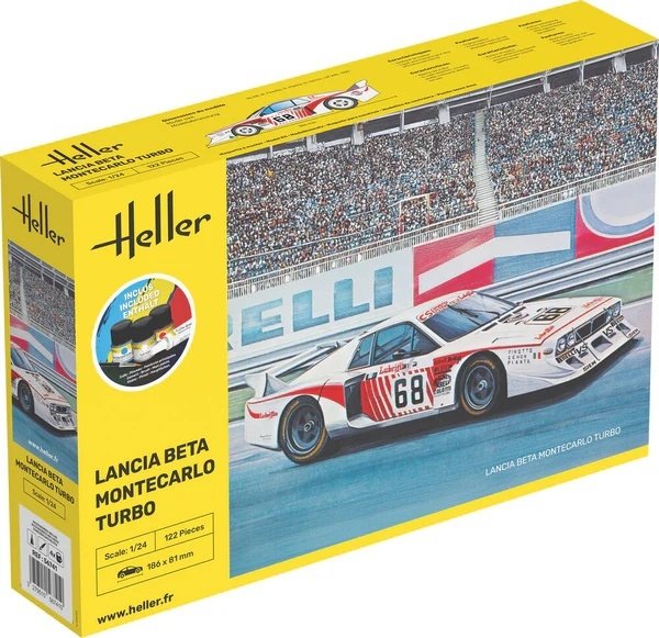 Heller 56741 STARTER KIT Lancia Beta Montecarlo Turbo 1/24