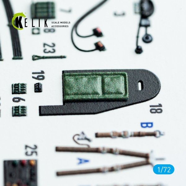 Kelik K72208 Mosquito PR.XVI - interior 3D decals for Airfix kit (1/72)