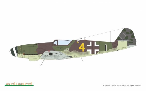 Eduard 2155 Kurfürst Dual Combo Bf 109K-4 - Limited Edition 1/72