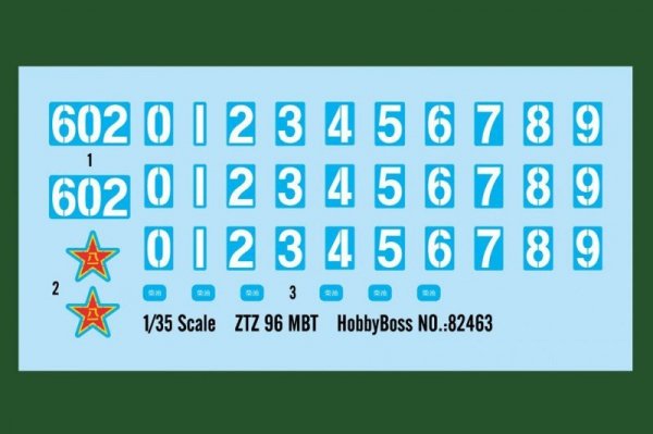 Hobby Boss 82463 ZTZ 96 MBT (1:35)