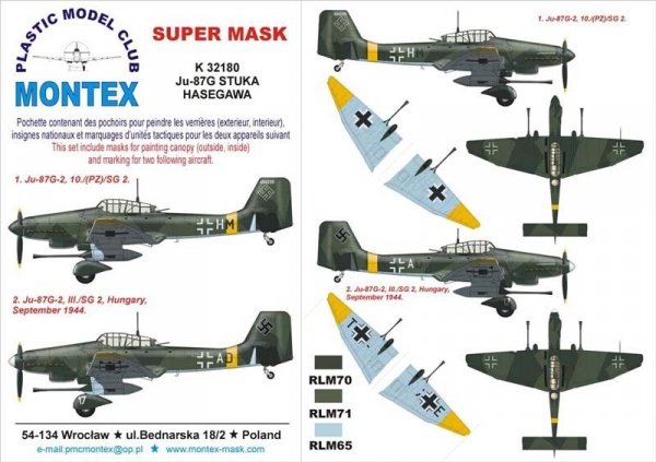 Montex K32180 Ju 87G 1/32