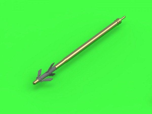 Master AM-48-126 Mi-24 (Hind D/E) - JakB-12.7 machine gun barrel and DUAS probe (metal and resin parts) 1:48
