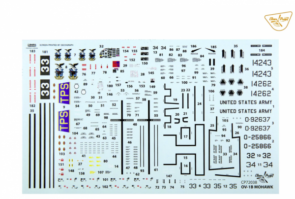 Clear Prop! CP72038 OV-1B Mohawk &quot;Pilot School&quot; ADVANCED KIT 1/72