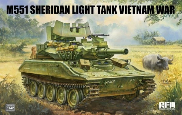 Rye Field Model 5142 M551 Light Tank Sheridan Vietnam War 1/35