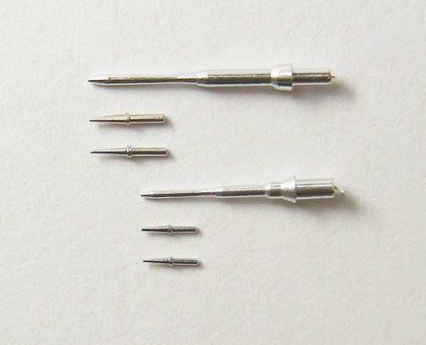 HobbyDecal MT48005V1 F-16 Pitot tube set Type 2 for Tamiya 1/48