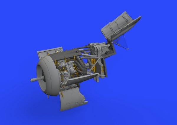Eduard 648941 Fw 190A-7 engine &amp; fuselage guns Eduard 1/48