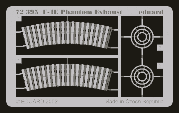 Eduard 72395 F-4 exhaust 1/72 HASEGAWA
