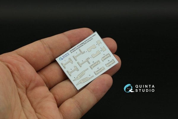 Quinta Studio QP48029 F-16 block 40/42 reinforcement plates (Kinetic 2022 tool) 1/48