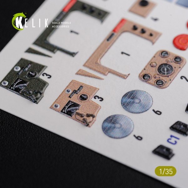 KELIK K35028 HMMWV M1097 3D Decal for ICM kit 1/35