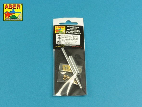 Aber 35L-269 German 8,8cm Two part Pak 43/3 L/71 barrel for Jagdpanther Ausf G1 late &amp; G2 1/35
