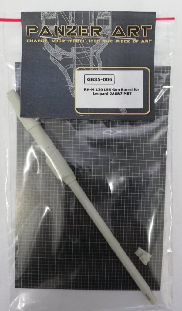 Panzer Art GB35-006 Rh-M 120 L55 Gun barrel for Leopard 2A6&amp;7 MBT 1/35