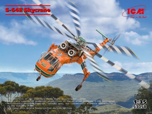 ICM 53058 S-64E Skycrane 1/35